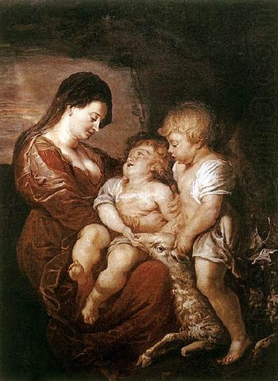 Peter Paul Rubens Virgin and Child with the Infant St John china oil painting image